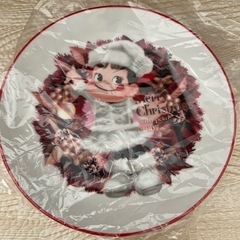 新品　不二家　ぺこちゃん　クリスマスのお皿の画像