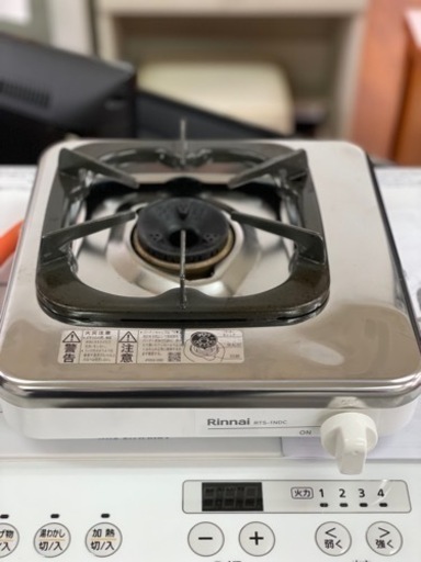 一口ガスコンロ　プロパン(LPガス) Rinnai 2023年