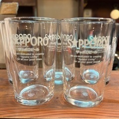 生活雑貨  【サッポロビール　ビアグラス×５個SET】