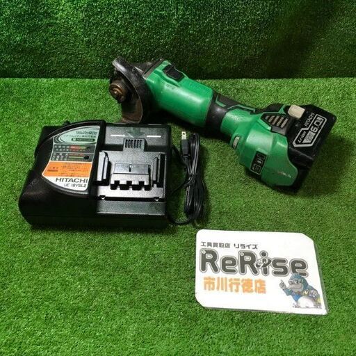 日立工機 G18DBVL コードレスディスクグラインダ 100㎜【市川行徳店】【店頭取引限定】【中古】管理番号：IT73422S24VU