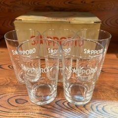 生活雑貨  【サッポロビール　ビアグラス×５個SET】の画像