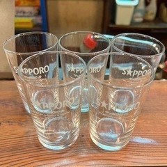 生活雑貨  【サッポロビール　ビアグラス×５個SET】の画像
