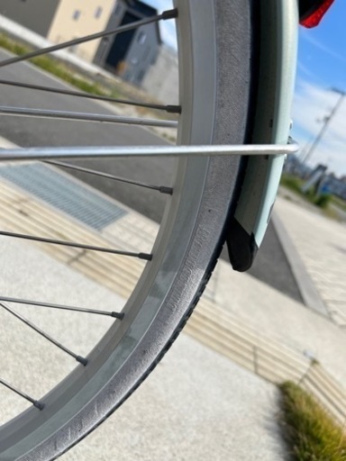BRIDGESTONEアルミーユ　自転車　24インチ　水色