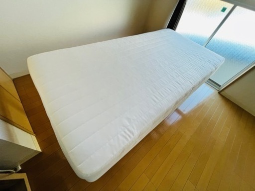 【脚付マットレス】無印良品　美品　シングル　抗菌パッド付き