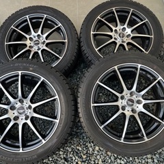 225/50R18 ダンロップ スタッドレス アルミホイールセッ...