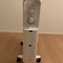 美品 2021年製 オイルヒーター 8畳 アイリスオーヤマ  直接引き取り限定の画像