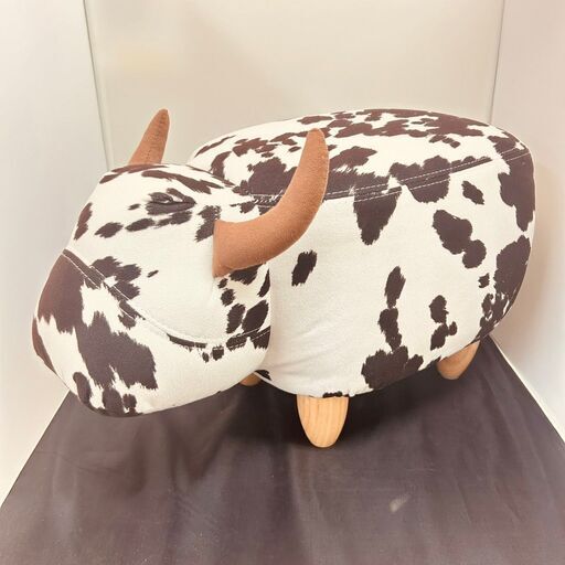 2/4スツール 牛 オットマン チェア