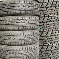 倉庫内整理　値下げ中　♪完全予約制♪軽自動車　スタッドレスタイヤ・ホイール　バリ山・イボ付き　155 65 R14  ホイール 14X4.5J +45の画像