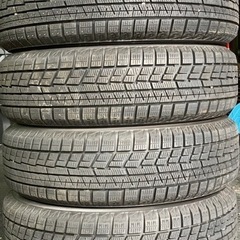 倉庫内整理　値下げ中　♪完全予約制♪軽自動車　スタッドレスタイヤ・ホイール　バリ山・イボ付き　155 65 R14  ホイール 14X4.5J +45の画像