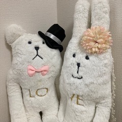 ぬいぐるみ　LOVEの画像
