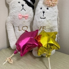 ぬいぐるみ　LOVEの画像