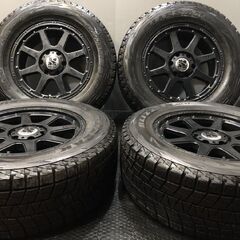 【BS BLIZZAK DM-V1 285/60R18】スタッドレス【XTREME-J 18インチ 8J6HPCD139.7+25】ランクルプラド等　(TA827MY)クレジットカード QRコード決済可能