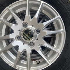 軽四　軽自動車用ホイール付きスタッドレスタイヤ