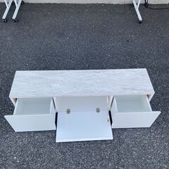 ②大理石調アーバンモダン テレビボード 幅120cm