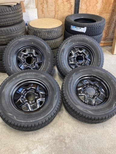ジムニー 16インチ冬タイヤセット 225/70R16 9.5分山 JA11 JB23など