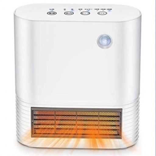 [新品]セラミックファンヒーター 人感センサー 電気ストーブ 転倒防止機能付き