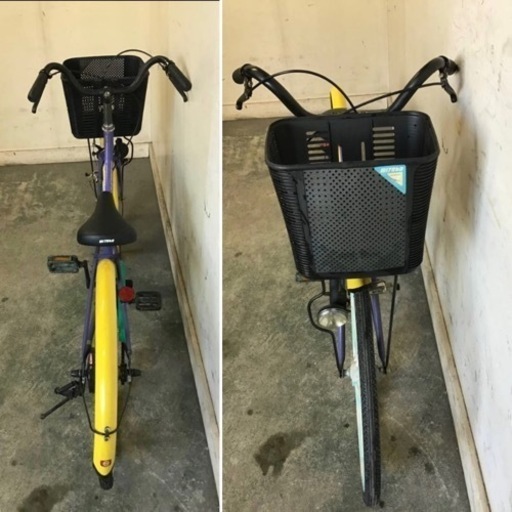 114★岐阜発　△MIYATA SHERBET/自転車/ミヤタ△22インチ/走行確認/プラスチックホイール/ロック付き/現状品　R4.9/14★