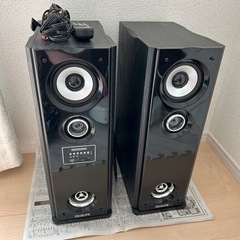 タワー型ウーファー内蔵ダブルスピーカー TMB-120W