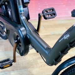 ❹ 5774子供乗せ電動アシスト自転車ヤマハ3人乗り対応20インチの画像