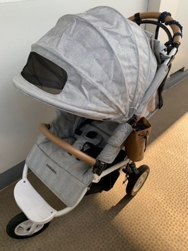 値下げ　美品 ベビーカー エアバギー ココプレミアex ミックスツイード