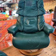 【愛品倶楽部柏店】状態▲にて最終値下げ！EKORNES  ストレスレスチェア&オットマン Reno Mサイズの画像