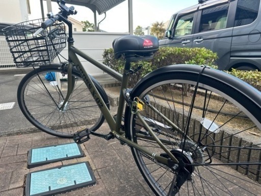 受け渡し者様決定、27インチ　クロスバイク　3段変速