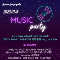 music event🎵 昭和歌謡曲 .80‘s•90’sR&B...