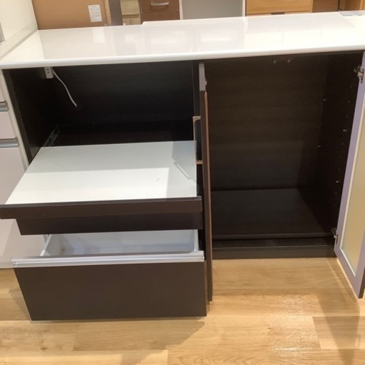 【トレファク神戸南店】キッチンカウンター　2枚扉【取りに来られる方限定】¥27,280