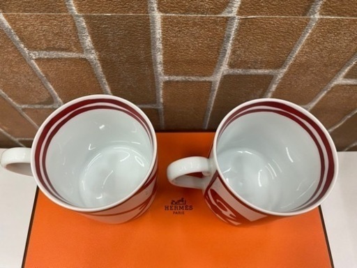 【愛品館江戸川店】エルメス ガダルキヴィール マグ 300ml ペア 未使用品ID：102-026647-007