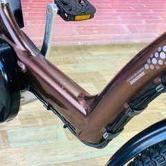 ❶5797子供乗せ電動アシスト自転車ブリヂストン20インチ良好バッテリーの画像