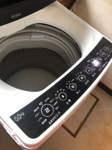 ハイアール　全自動洗濯機　5.5kg  JW-C55D-K   動作確認済み