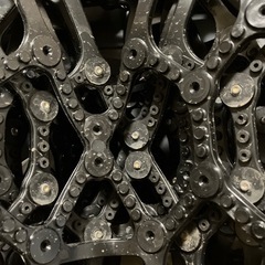 タイヤチェーン　非金属　ゴムの画像