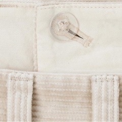 GU コーデュロイワイドパンツ 3XL NATURAL 新品未使用品の画像