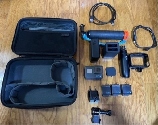 GoPro HERO6 Black 純正付属品多数・純正ケース付