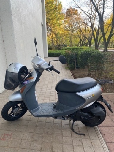 つくば　スズキレッツ4 シルバー　原付　バイク　50cc 自賠責令和9年1月まで