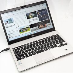 送料無料 高速SSD マウス付き 13.3型 中古ノートパソコン 富士通 S937/S 第7世代 Core i5 8GB 無線 Bluetooth カメラ Windows11 Office
