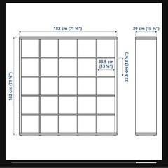 IKEA Kallax 5x5 棚の画像