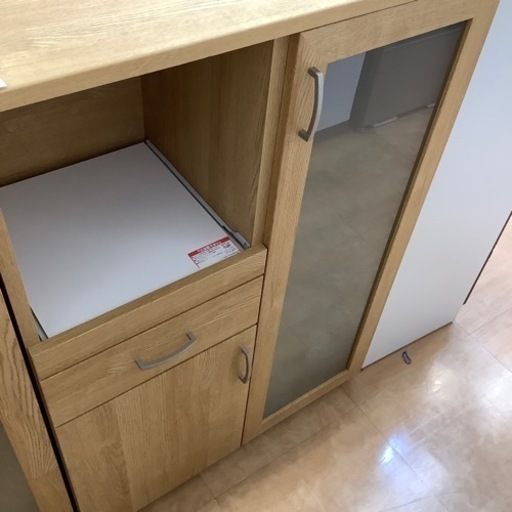 【トレファク摂津店】ニトリキッチンカウンターホワイト×ナチュラル入荷致しました！！