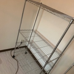 0円！　幅85cm奥行き35cm スチールラック　シェルフ　棚