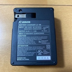 【純正品】Canon バッテリーチャージャー LC-E6 【美品】の画像