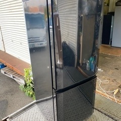 福岡市内配送無料　三菱電機 MITSUBISHI ELECTRIC MR-P15W-B [冷蔵庫 (146L・右開） 2ドア サファイアブラック]