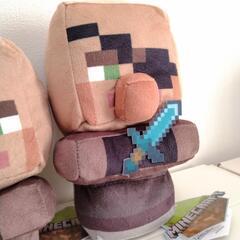 【新品】マインクラフト 村人ぬいぐるみ 武器鍛治の画像