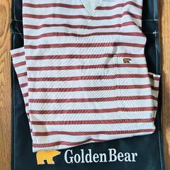 GoldenBear紳士用赤ボーダーシャツ