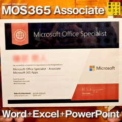 最新資格MOS 365 Word講座120分×14回 97,680円(税込)  ★ビデオを使わない個別指導 ★ ※学生さんはお得なMOS受験料割引キャンペーン中！合格保証付の画像