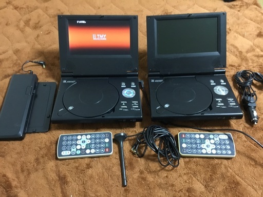 函館発　ポータブルDVDプレイヤー　ワンセグテレビ