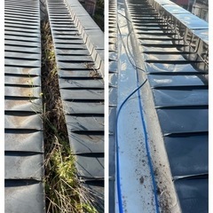 スノーダクト屋根　清掃