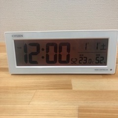 【最終値下げ】【動作確認済】CITIZEN 電波時計（置き時計）の画像