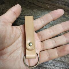 レザーキーホルダー製作教室の画像