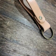 レザーキーホルダー製作教室の画像