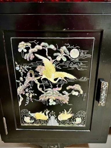 螺鈿三面鏡ドレサ、古典家具、美術品